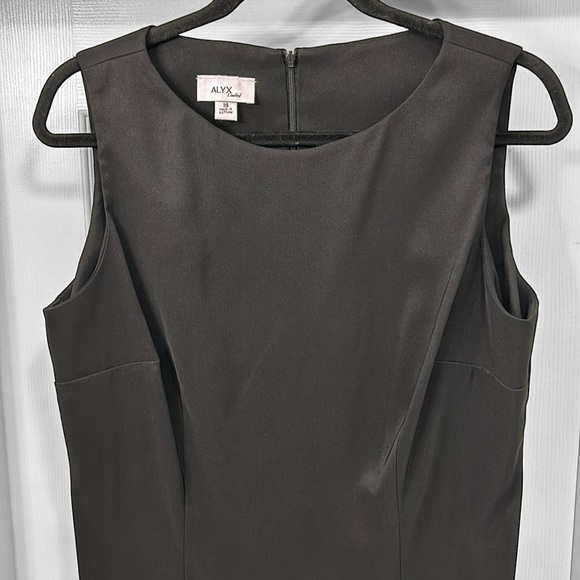 ALYX Limited Plus Size Solid Stretch Twill Dress - Picture 2 of 7